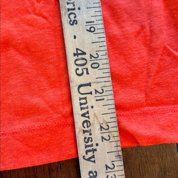 J. Crew XXS orange with white trim tee - Picture 5 of 5